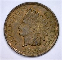 1903 Indian Head Cent Uncirculated BU MS63