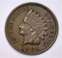 1904 Indian Head Cent About Uncirculated AU