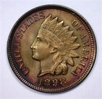 1898 Indian Head Cent Uncirculated BU UNC