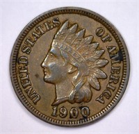 1900 Indian Head Cent About Uncirculated AU50