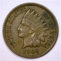 1909 Indian Head Cent Extra Fine XF