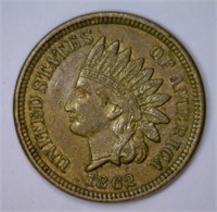 1862 Indian Head Cent CN Extra Fine XF