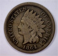 1864 Indian Head Cent CN Very Good VG