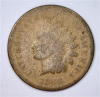 1868 Indian Head Cent About Good AG details