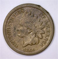 1860 Indian Head Cent Fine F