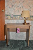 Small port. sewing table & notions