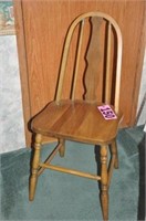 Petite, dome-back chair