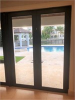 PGT Hurricane Impact Commercial Style French Door