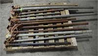 PALLET OF VARIOUS SIZE PIPE BENDERS