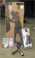 Punching Bag, Bluetooth Buds, Gloves & Jump Rope-