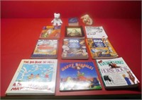 10 BOOKS AND TWO BEANIE BABY 2B1