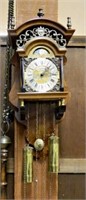 Dutch John Warmink Oak Cased Wall Clock.