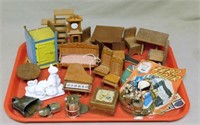 Vintage Doll's House Furniture and Decoratives.