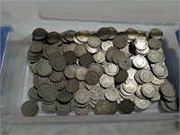 Liberty nickels - bulk lot of 280- full dates
