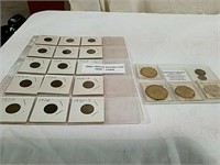 15 older wheat pennies - 1910 to 1930 s and