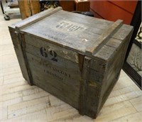Vintage Flight Lieutenant Shipping Crate.