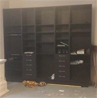 Garage cabinets with self-closing drawers
