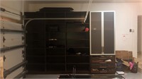 Garage cabinets with self closing drawers