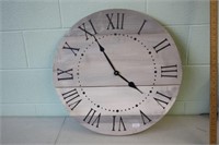 Large Wooden Clock 24D