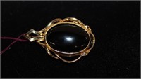 14kt yellow gold Pendant or Enhancer featuring