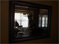 Belveled Glass Mirror 34"x 28" Framed
