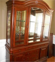 China Cabinet 2 Piece Set 7'Tall and 5 1/2"Wide