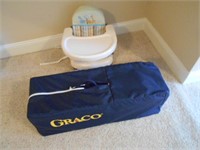 Graco Pack and Play and Table Booster Seat