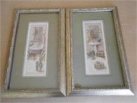 2 Prints in Frames 16"Tall and 10"Wide