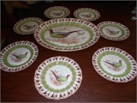 Florence Bistro England Platter and 7 Plates