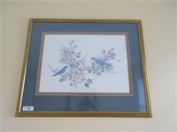 Framed and matted picture