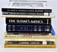 Assortment of 10 Eric Sloane books