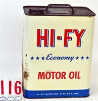 HI-FY motor oil can