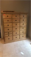 Wooden storage cabinet armoire