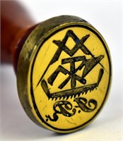 Letter wax trade seal