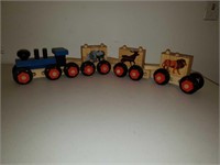 Brio type wooden train