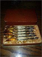 German silver souvenir spoon collection
