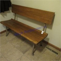 Wood bench