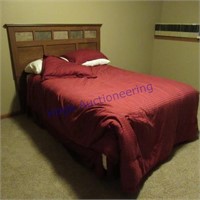 Bed w/head board - regular size