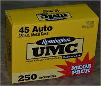 Remington 250 Round Box of .45 ACP 230GR