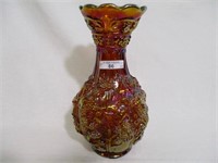 Imperial dark amber Loganberry vase. Beautiful