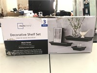 Decorative shelf set (opened box/like new
