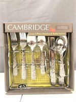 Cambridge utensils set (4 knives missing)