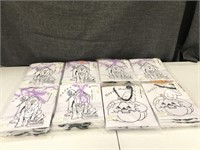 96 new color your own Halloween bags