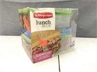 Rubbermaid lunch box (opened/like new condition)