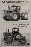 2x- JD 7020 & 6030 Tractor Literature
