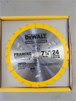 Lot of (10) 7 1/4", 24-tooth framing blades