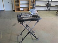 Tile saw w/stand