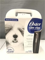 Oster calm clips (opened box/like new condition)