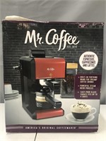 Mr Coffee espresso machine (opened box/like new