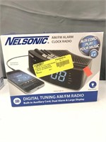 Nelsonic digital tuning am/fm radio (new